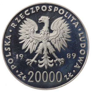 Poland, communist Poland, 20,000 gold 1989 World Cup Italy 1990