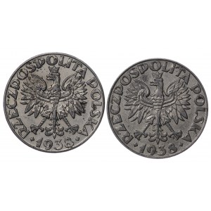 Poland, People's Republic of Poland, 50 pennies 1938 - set of 2 pieces