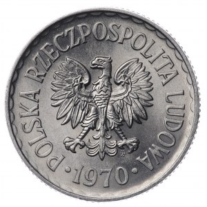 Polska, PRL, 1 złoty 1970