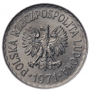 Polska, PRL, 1 złoty 1971