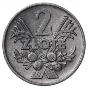 Poland, PRL, 2 zloty 1958 Berries