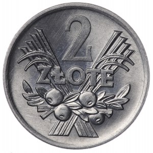 Polska, PRL, 2 złote 1972 Jagody