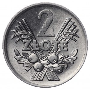 Polska, PRL, 2 złote 1971 Jagody