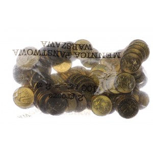 Mint bag, 100 x 2 pennies 1997