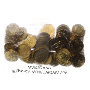 Woreczek menniczy, 100 x 5 groszy 2002
