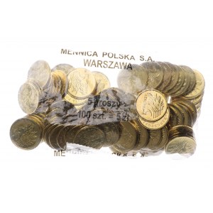 Woreczek menniczy, 100 x 5 groszy 2010