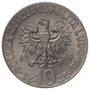 Poland, PRL, 10 zloty 1969, Copernicus