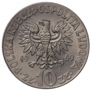 Poland, PRL, 10 zloty 1969, Copernicus