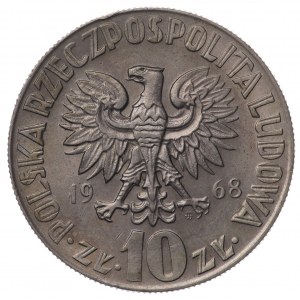 Polen, PRL, 10 Zloty 1968, Kopernikus