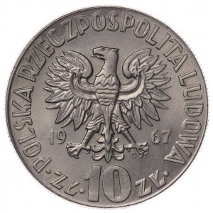 Polen, PRL, 10 Zloty 1967, Kopernikus