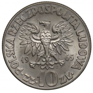 Polen, PRL, 10 Zloty 1965, Kopernikus