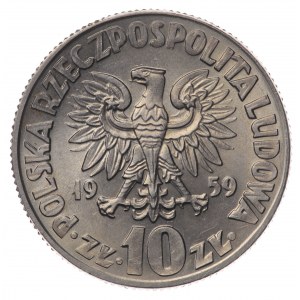 Polen, PRL, 10 Zloty 1959, Kopernikus