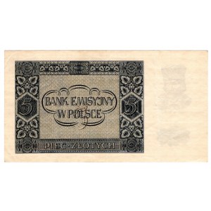 Polen, 5 Zloty 1940, Serie A