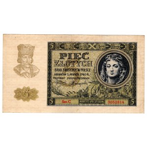 Polsko, 5 zlotých 1940, série C