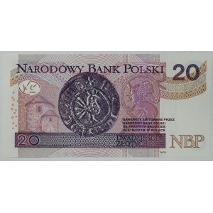 Polen, III RP, 20 Zloty 2012, Serie AL - interessante Nummer 3333336