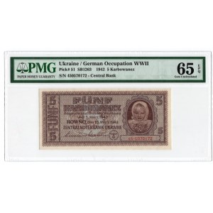 Ukraine, 5 carbuncles 1942