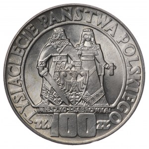 Polska, PRL, 100 złotych Mieszko i Dąbrówka 1966