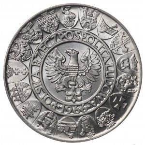 Polska, PRL, 100 złotych Mieszko i Dąbrówka 1966