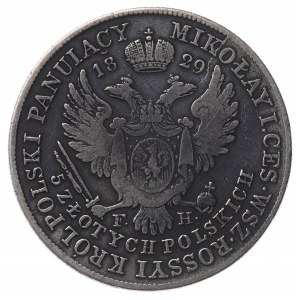 Królestwo Polskie, Mikołaj I, 5 złotych 1829