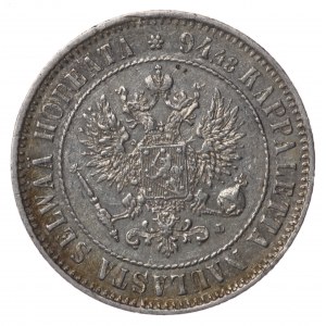 Finland, Alexander II, 1 mark 1890