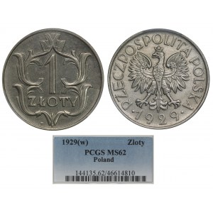 Polska, II RP, 1 złoty 1929