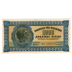 Greece, 1000 drachmas 1941