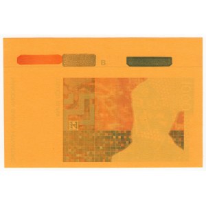 Chorvatsko, 1000 kun 1993 - zkušební tisk rubové strany