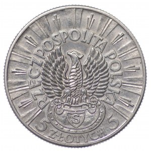 Poland, Second Republic, 5 gold Pilsudski Strzelecki 1934