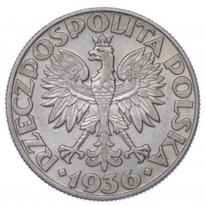 Polska, II RP, 5 złotych Żaglowiec 1936