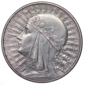 Poland, Second Republic, 10 zloty Head of a Woman 1932 BZM