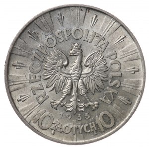 Poland, Second Republic, 10 zloty Pilsudski 1935