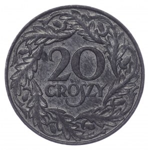 Polska, Generalna Gubernia, 20 groszy 1923