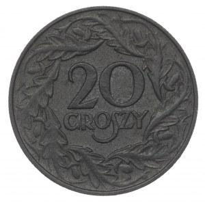 Polska, Generalna Gubernia, 20 groszy 1923