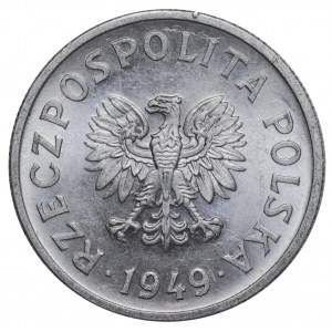 Poland, communist Poland, 50 pennies 1949