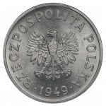 Polska, PRL, 50 groszy 1949