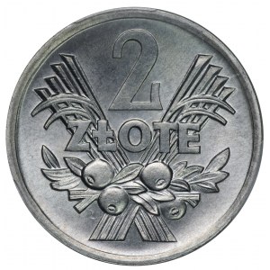 Polska, PRL, 2 złote 1970 Jagody