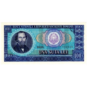 Rumunia, 100 lei 1966