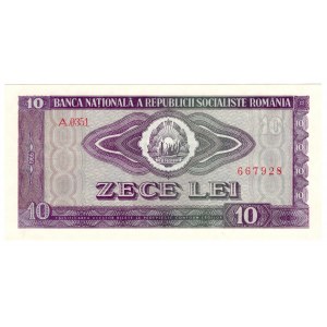 Romania, 10 lei 1966