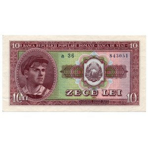 Romania, 10 lei 1952
