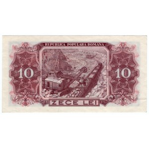 Romania, 10 lei 1952