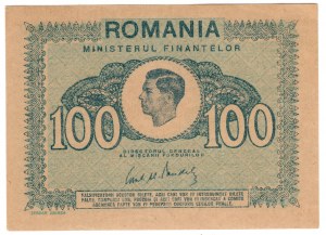 Romania, 100 lei 1945