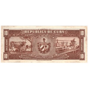 Kuba, 10 pesos 1960