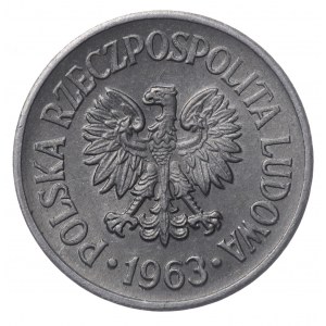 Polska, PRL, 10 groszy 1963