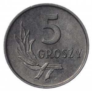 Polska, PRL, 5 groszy 1961