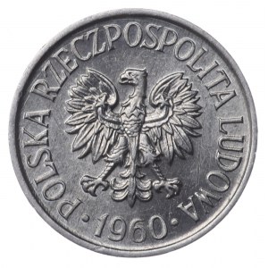 Poland, communist Poland, 5 pennies 1960