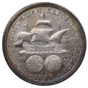 United States of America, 1/2 Dollar Philadelphia 1893 - Columbian Exhibition in Chicago