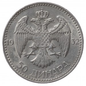 Jugosławia, 50 dinara 1932, Belgrad