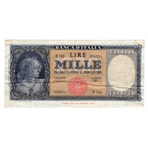 Włochy, 1000 lire 1948