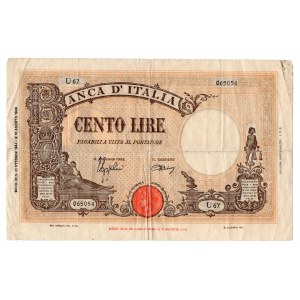 Italy, 100 lire 1944