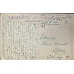 Vintage postcard with reproduction: Jehudo Epstein, Yellow Cloud, 1913/1915 (?)
